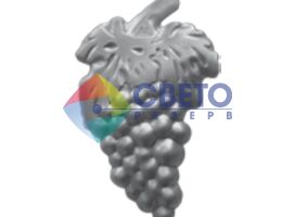 Элемент декоративный штампованный виноградная гроздь 14.084.03-Т