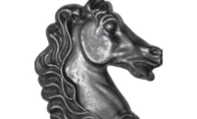 Кованый декоративный элемент, голова лошади 14.305.34