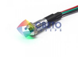 Металлический двухцветный двухцветный индикатор с общим катодом 8 мм