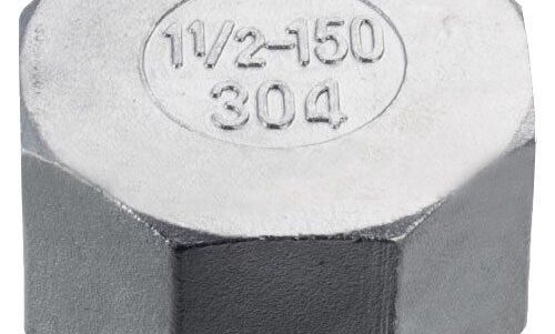 Заглушка под ключ с внутренней резьбой нержавеющая AISI 304 Ду 32