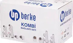 Набор угловых фитингов полипропиленовых PPR с наружной резьбой для котла 
Berke Plastik 8шт.