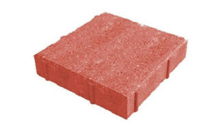 Вибропрессованная плитка (рыжий) h70mm